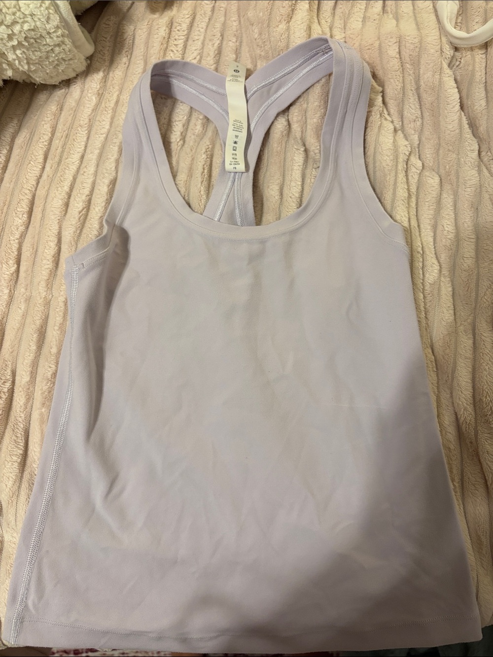 Size 2 lilac Lululemon tank top